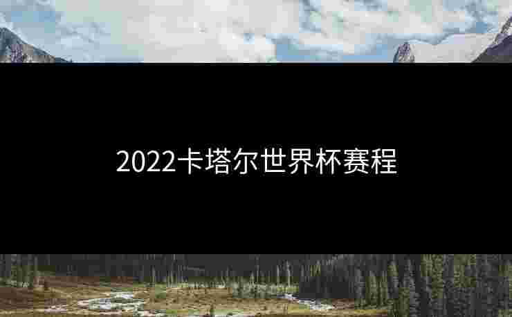 2022卡塔尔世界杯赛程